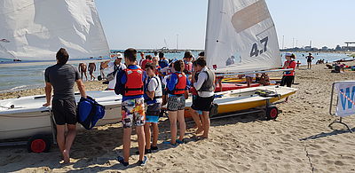 Preparation for sailing practice